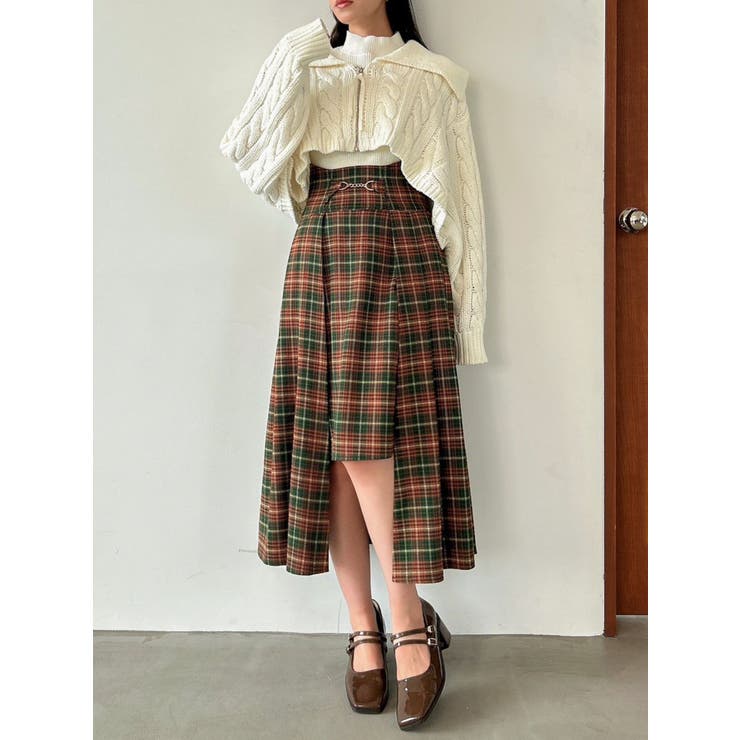 フィッシュテールビットスカート[品番：MKSW0053401]｜dazzlin