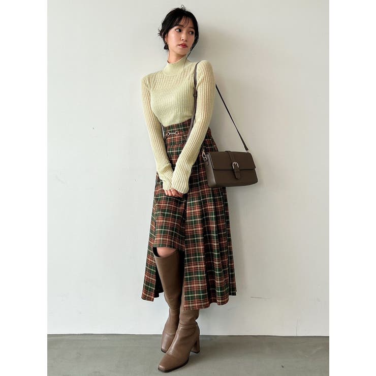 フィッシュテールビットスカート[品番：MKSW0053401]｜dazzlin