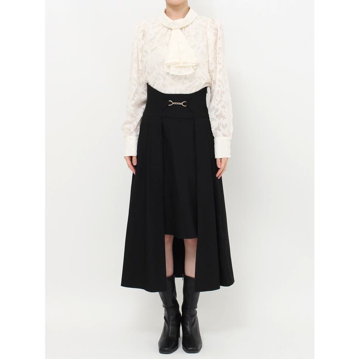フィッシュテールビットスカート[品番：MKSW0053401]｜dazzlin