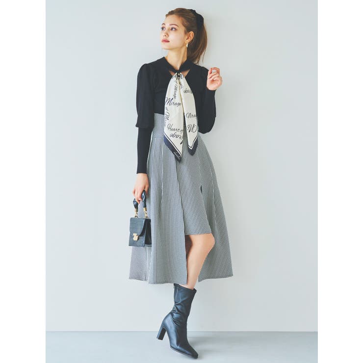 フィッシュテールビットスカート[品番：MKSW0053401]｜dazzlin