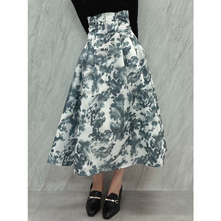 dazzlin 3Dフラワーコルセットスカート
