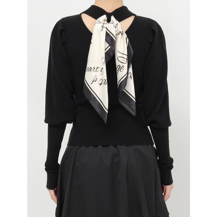 【美品】DRIES VAN NOTEN 22SS スカーフ付きカットソー Dries-Van-Noten-Multicolour-