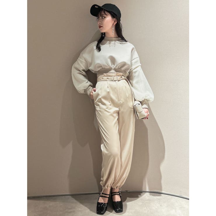 チュールスリーブロゴプルオーバー | dazzlin | 詳細画像17 