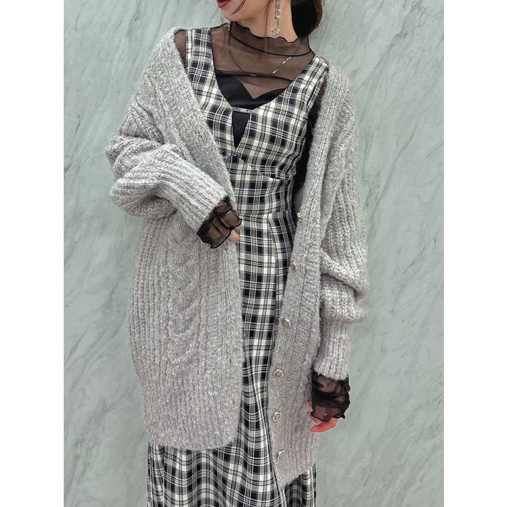 ブレンドカラーミドルカーディガン | dazzlin | 詳細画像19 