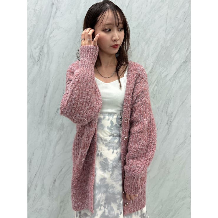 ブレンドカラーミドルカーディガン | dazzlin | 詳細画像2 