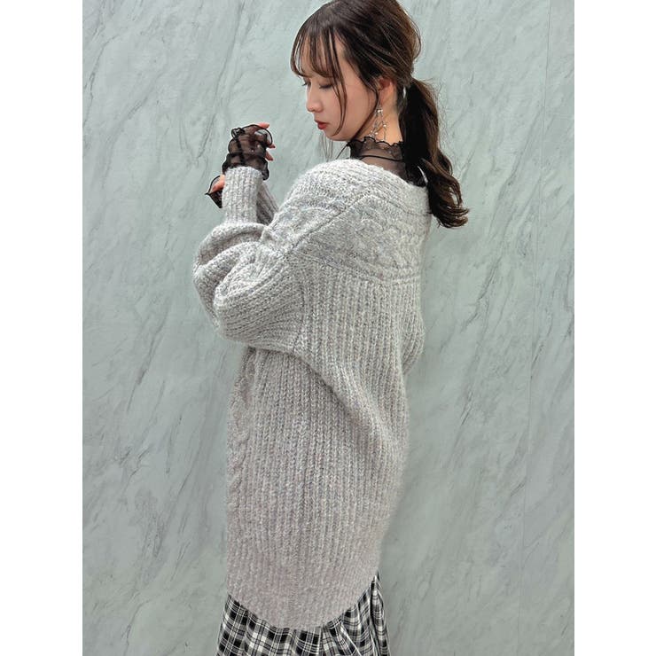 ブレンドカラーミドルカーディガン | dazzlin | 詳細画像20 