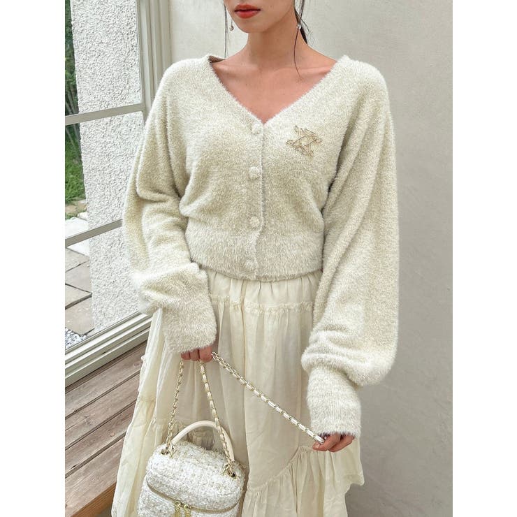 スクエアロゴブローチ | dazzlin | 詳細画像10 