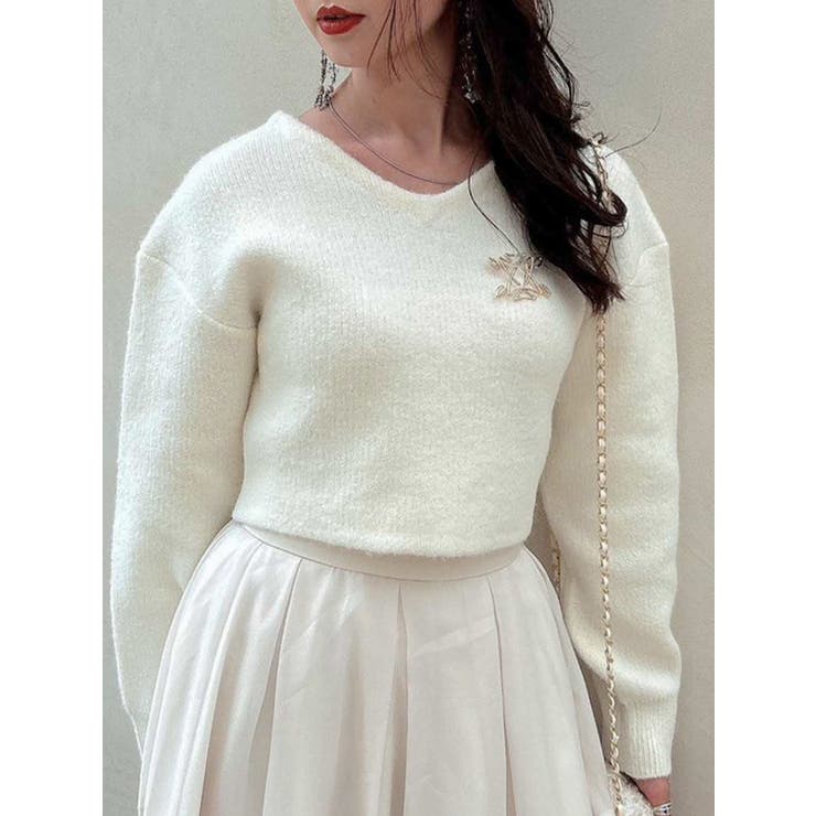 スクエアロゴブローチ | dazzlin | 詳細画像13 