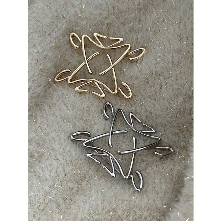 スクエアロゴブローチ | dazzlin | 詳細画像4 