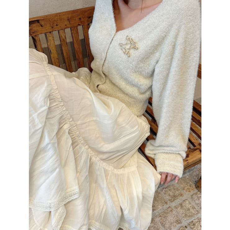 スクエアロゴブローチ | dazzlin | 詳細画像9 