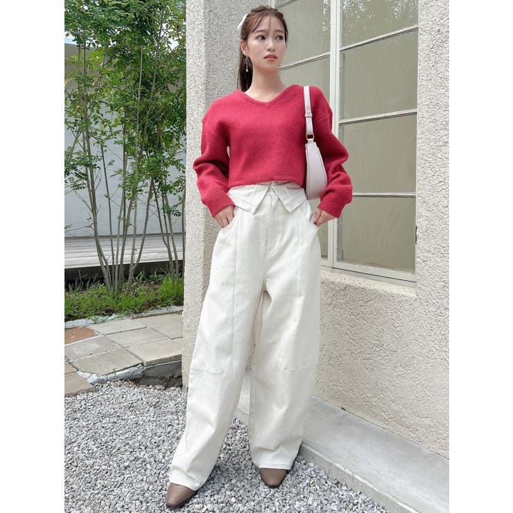 バックストリングニットプルオーバー[品番：MKSW0054611]｜dazzlin