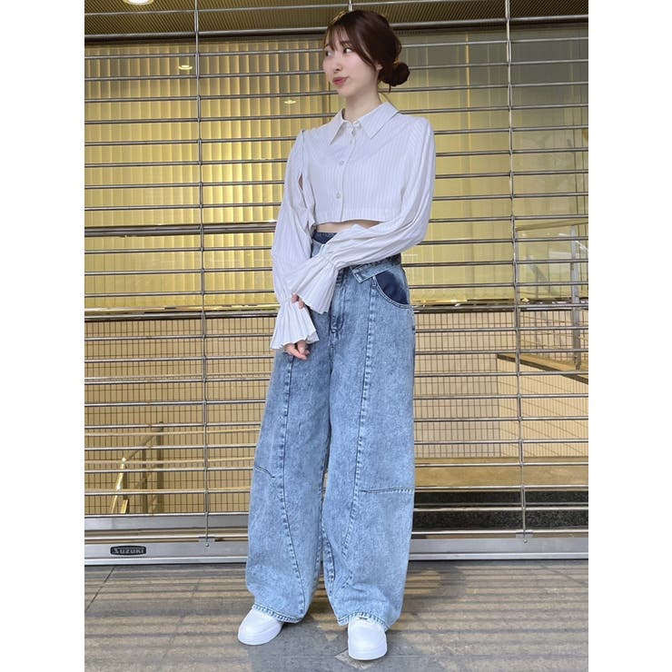 ワンピース Rady2016A/W 2WAYショートミニシャツワンピース[品番：MKSW0056709]｜dazzlin