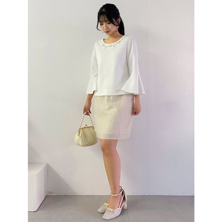 ジャカード切替サックワンピース | dazzlin | 詳細画像20 