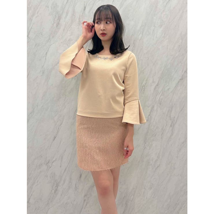 ジャカード切替サックワンピース | dazzlin | 詳細画像5 