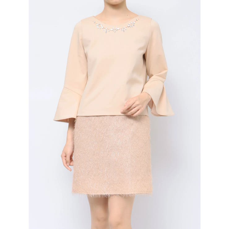 ジャカード切替サックワンピース | dazzlin | 詳細画像6 