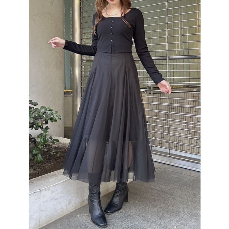 チュールベールレースワンピース｜ダズリン（dazzlin）アウトレット