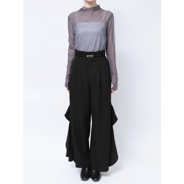 フリルスリットワイドパンツ | dazzlin | 詳細画像31 