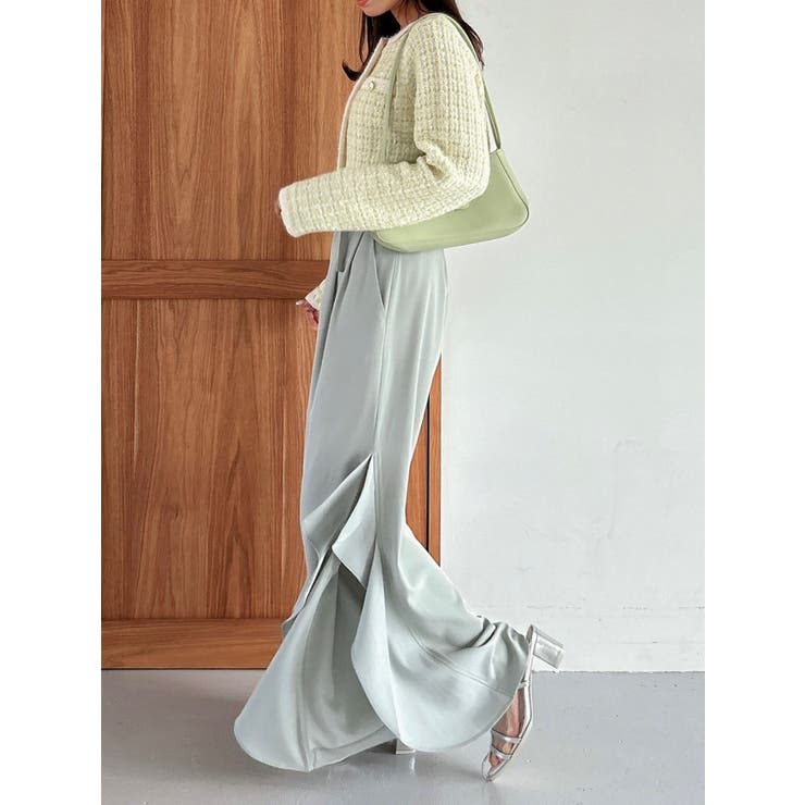 フリルスリットワイドパンツ | dazzlin | 詳細画像5 