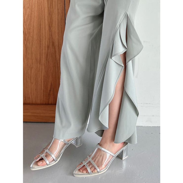 フリルスリットワイドパンツ | dazzlin | 詳細画像6 