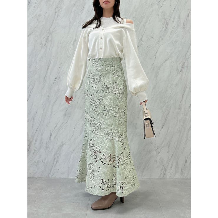 #新品#dazzlin#スパンコール レース マーメイド スカート dazzlin スカート スパンコールレースマーメイドスカート
