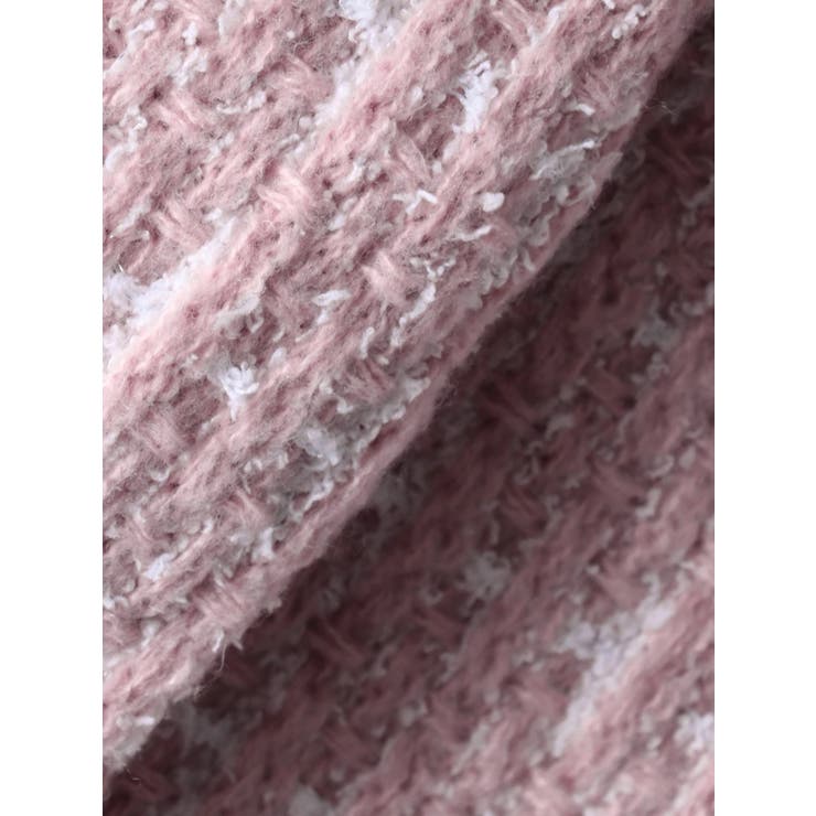 【原かれんコラボ】裾エコファーニットツイードミニスカート | dazzlin | 詳細画像44 