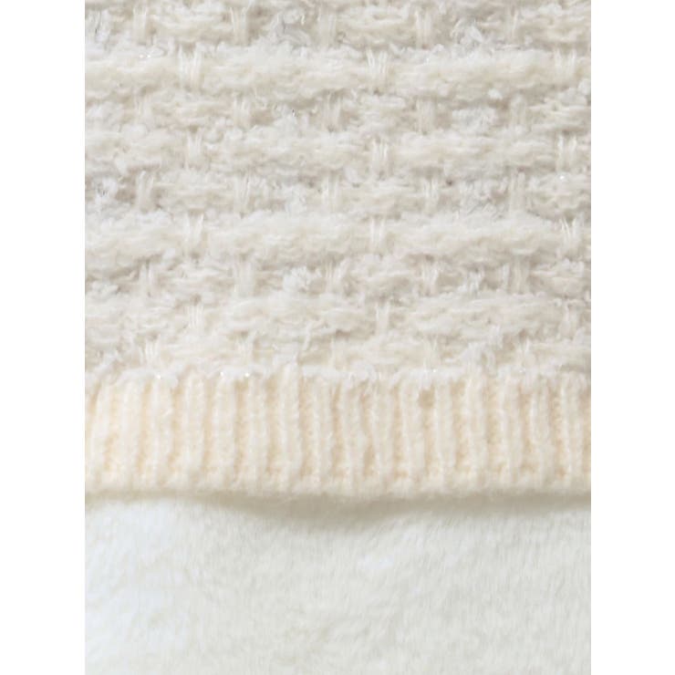 【原かれんコラボ】裾エコファーニットツイードミニスカート | dazzlin | 詳細画像47 