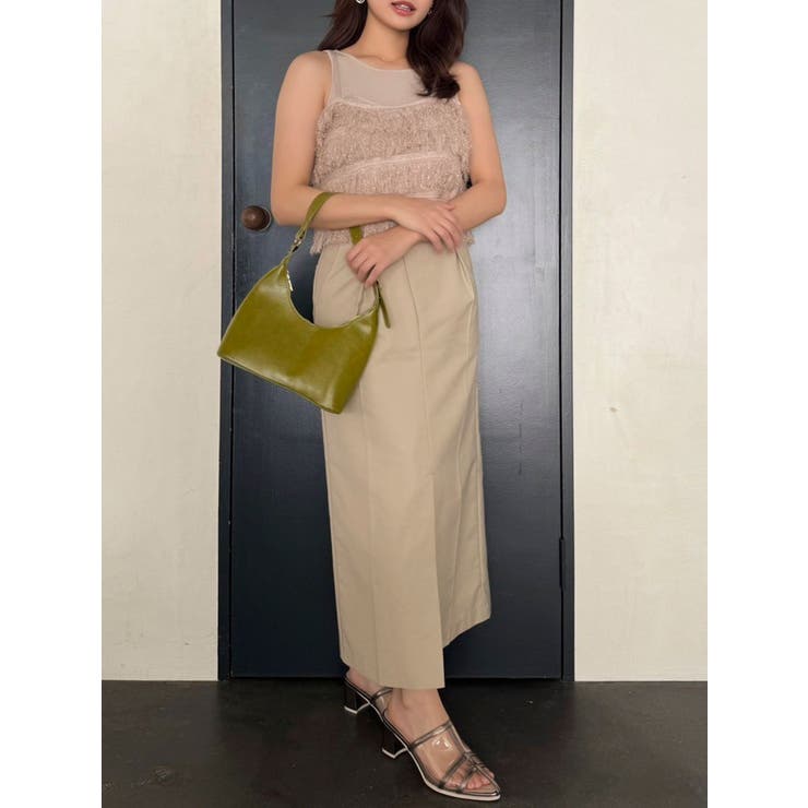 本日まで出品！【CITYSHOP】スラックスライクスカート 追加予約2》SLACKS LIKE スカート（ロング・マキシ丈スカート