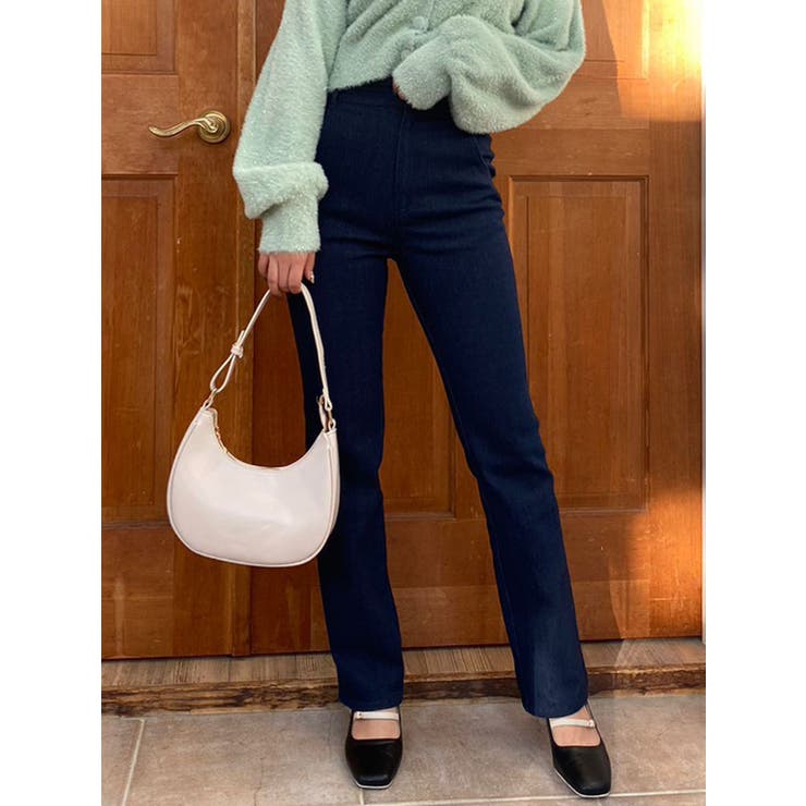 インディゴ | スリムストレートデニムパンツ | dazzlin