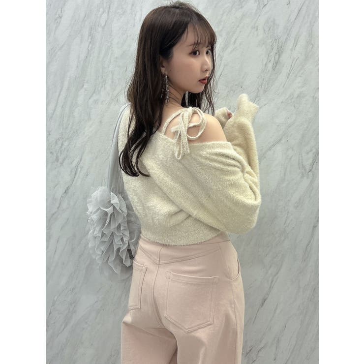 【セットアップ対応】ミニシャギーラメニットキャミ | dazzlin | 詳細画像15 