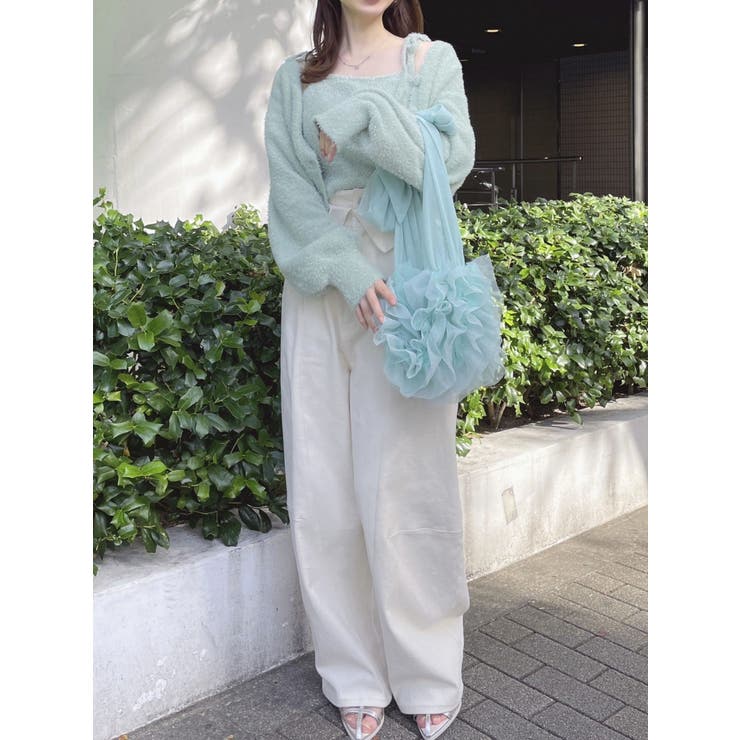 【セットアップ対応】ミニシャギーラメニットキャミ | dazzlin | 詳細画像32 