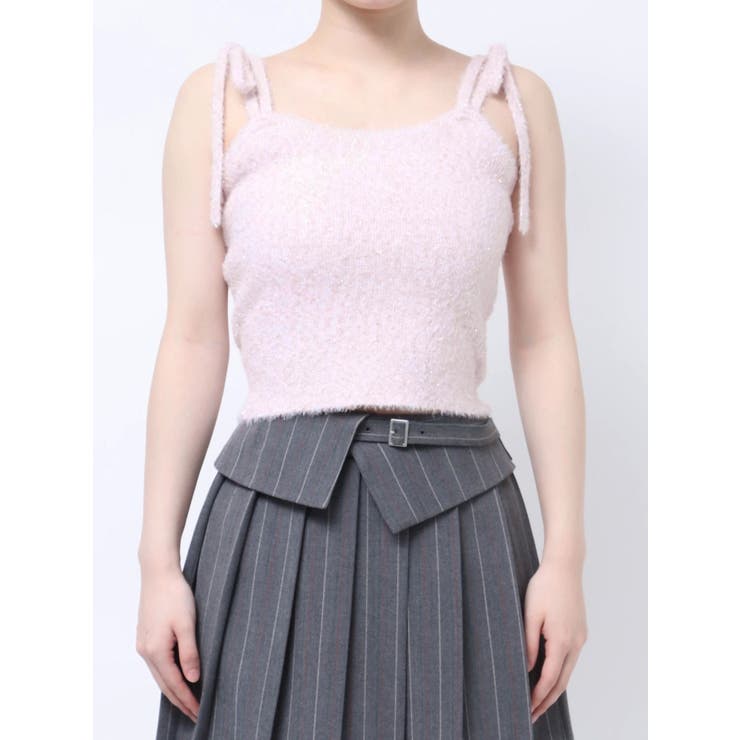 【セットアップ対応】ミニシャギーラメニットキャミ | dazzlin | 詳細画像36 