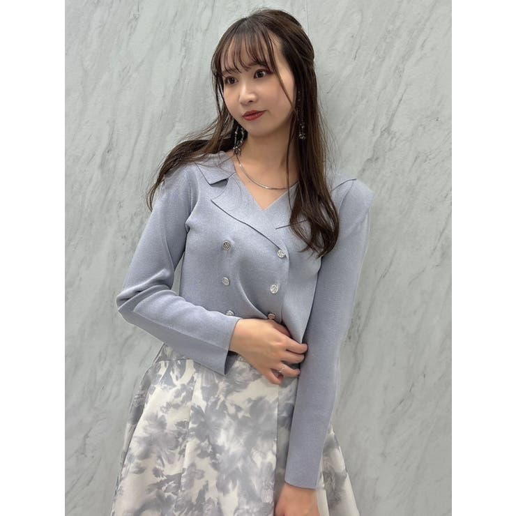 テーラーニットトップス[品番：MKSW0056358]｜dazzlin（ダズリン）の