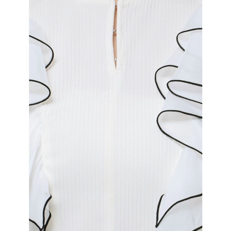 フロントホック長袖フリルトップス | dazzlin | 詳細画像46 