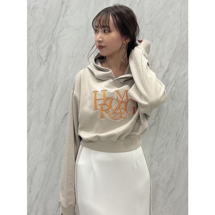 シーズンロゴクロップドフーディ | dazzlin | 詳細画像10 