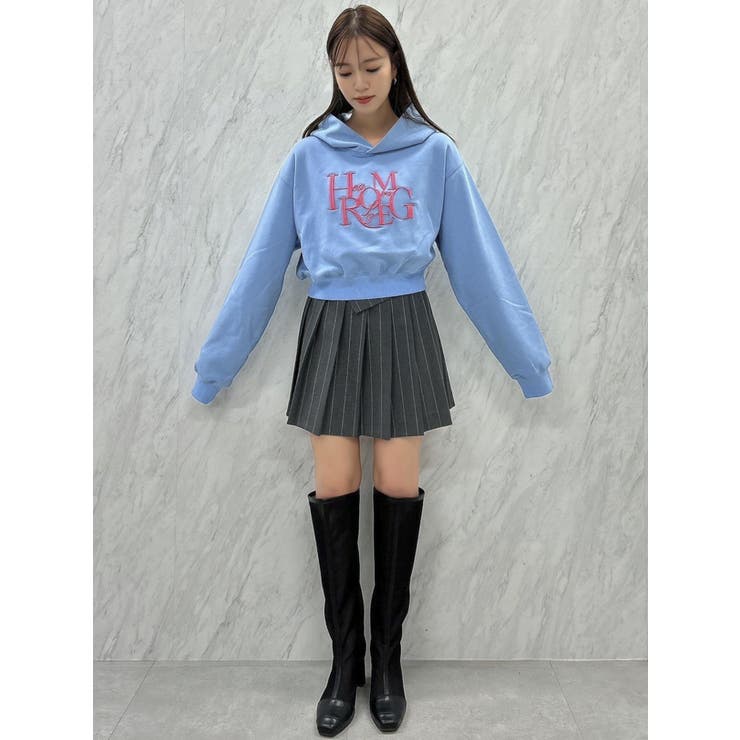 シーズンロゴクロップドフーディ | dazzlin | 詳細画像24 