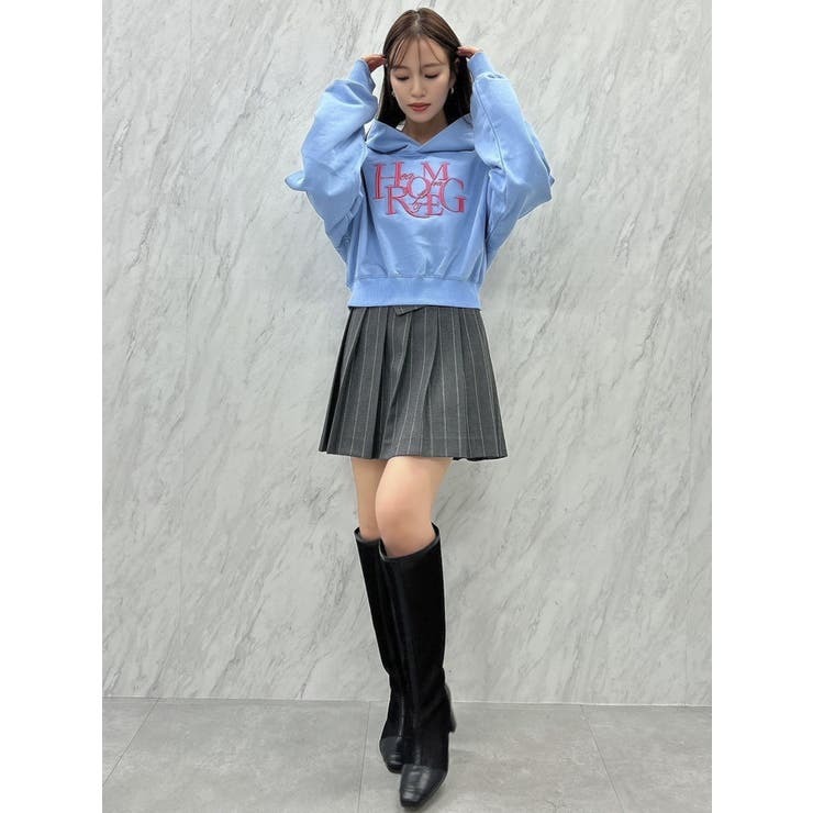 シーズンロゴクロップドフーディ | dazzlin | 詳細画像25 