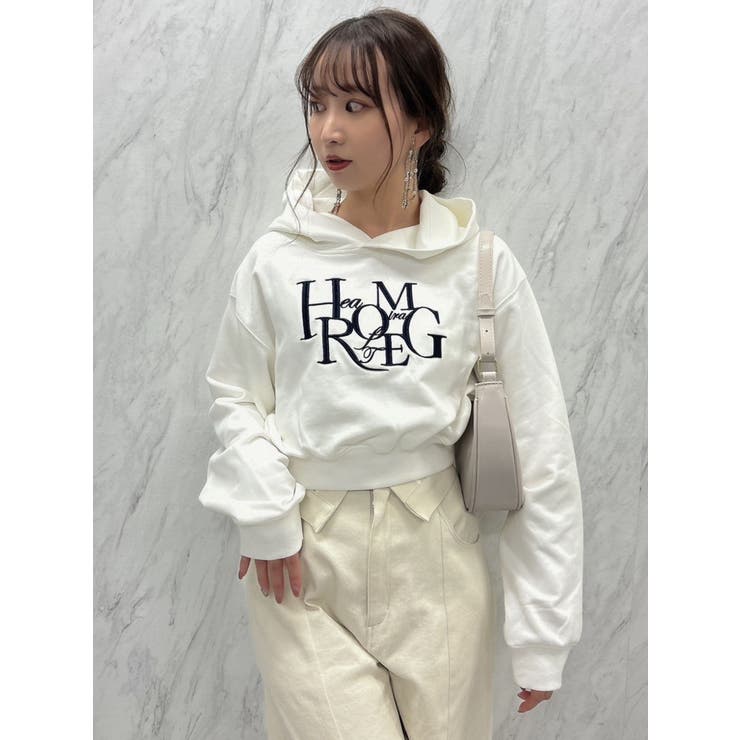 シーズンロゴクロップドフーディ | dazzlin | 詳細画像3 