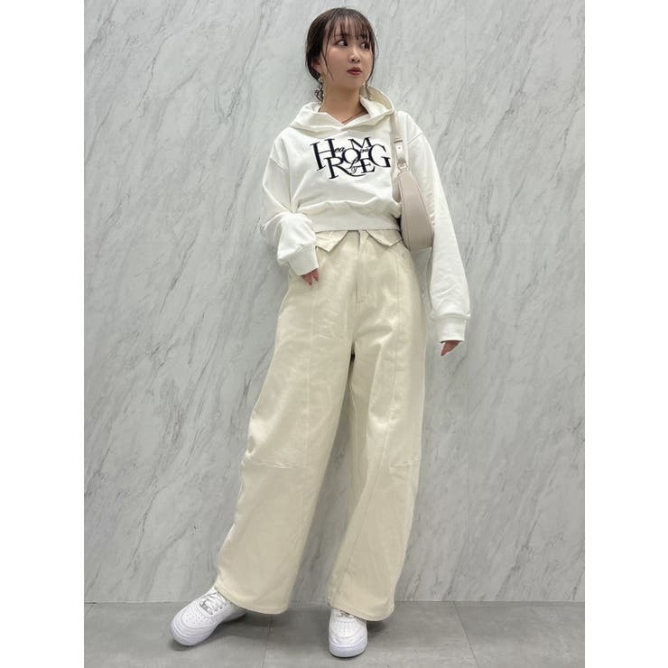 シーズンロゴクロップドフーディ | dazzlin | 詳細画像6 