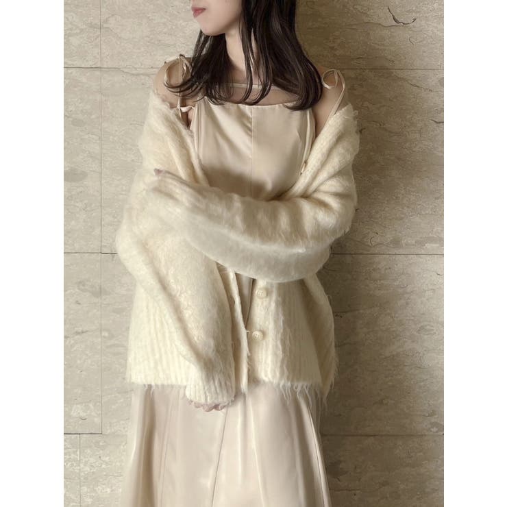 ボリュームシャギーミドルカーディガン | dazzlin | 詳細画像20 