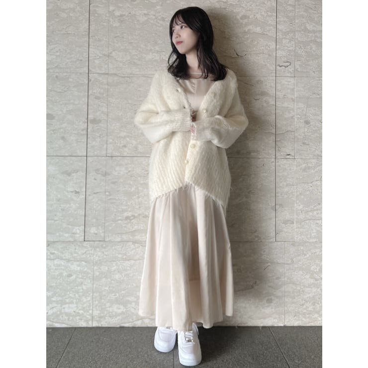 ボリュームシャギーミドルカーディガン | dazzlin | 詳細画像23 