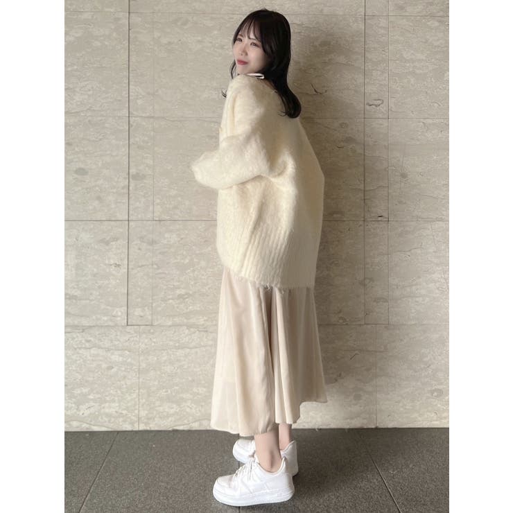 ボリュームシャギーミドルカーディガン | dazzlin | 詳細画像24 