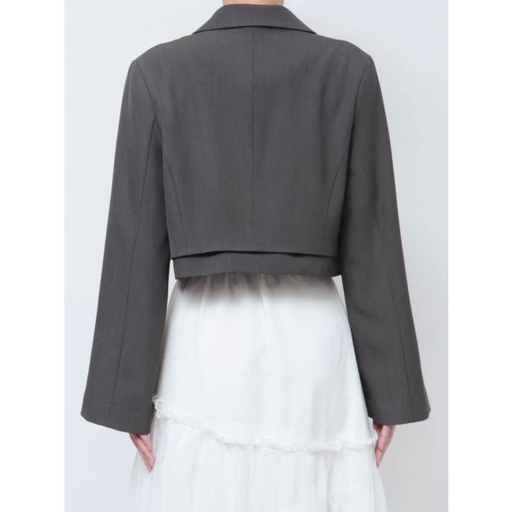 レイヤードライクショートジャケット[品番：MKSW0056504]｜dazzlin