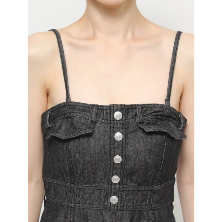 バックオープンデニムキャミワンピース | dazzlin | 詳細画像30 