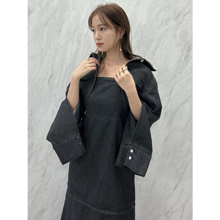 ⭐️タグ付け新品⭐️パーリーゲイツデニムライク スリーブレスワンピース デニム ステッチデニムワンピース | レディースファッション通販 - DHOLIC