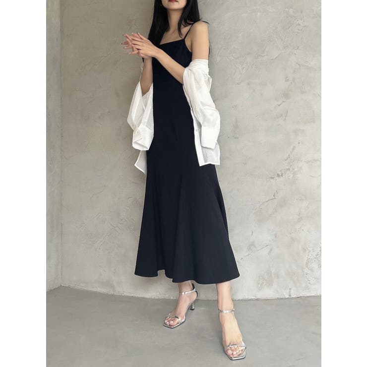 カシュクールコンビタイトワンピース[品番：MKSW0056874