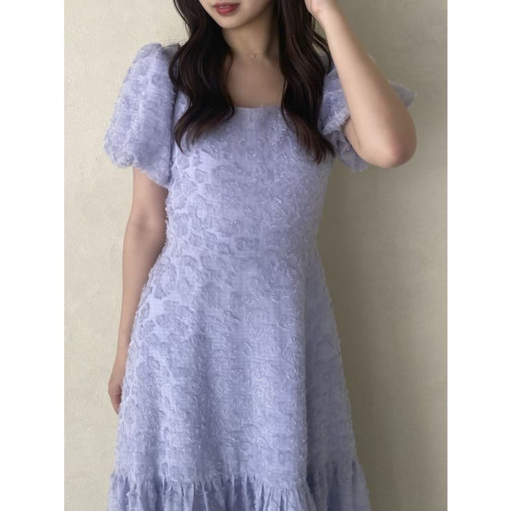 Tokara❗️EXCELENT WISH リバティ　ワンピース ミクスチャーチェックフレアワンピース[品番：MKSW0056050