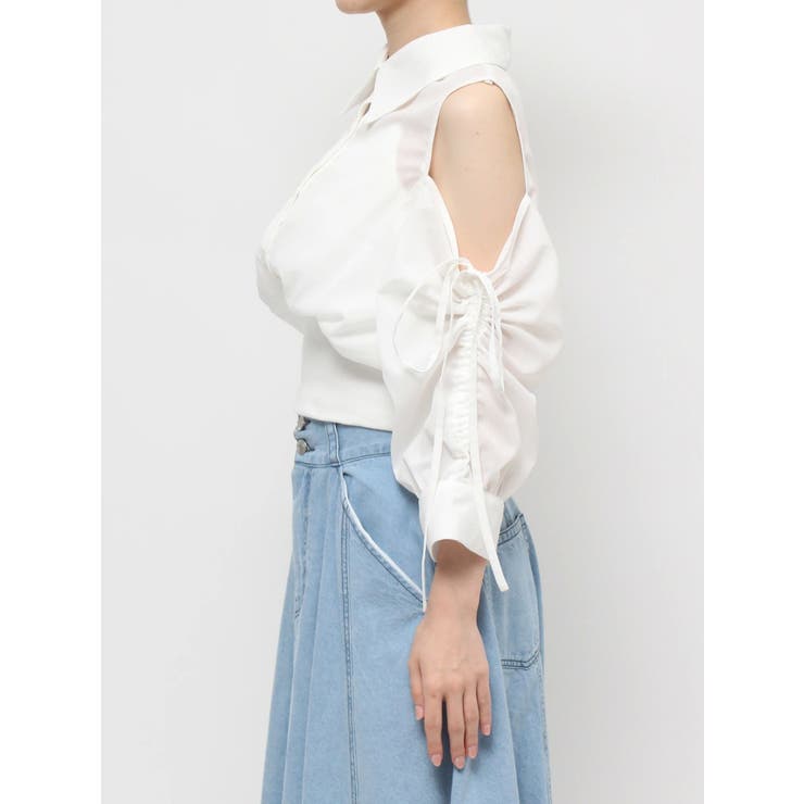 シアーシャツドッキングTOPS | dazzlin | 詳細画像26 