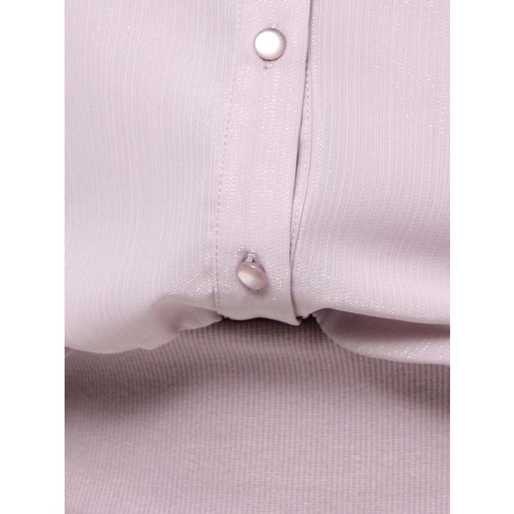 シアーシャツドッキングTOPS | dazzlin | 詳細画像34 