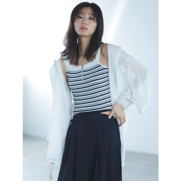 オーバーイレヘムシャツ | dazzlin | 詳細画像2 