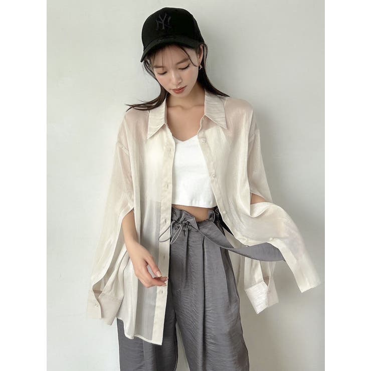 オーバーイレヘムシャツ | dazzlin | 詳細画像50 